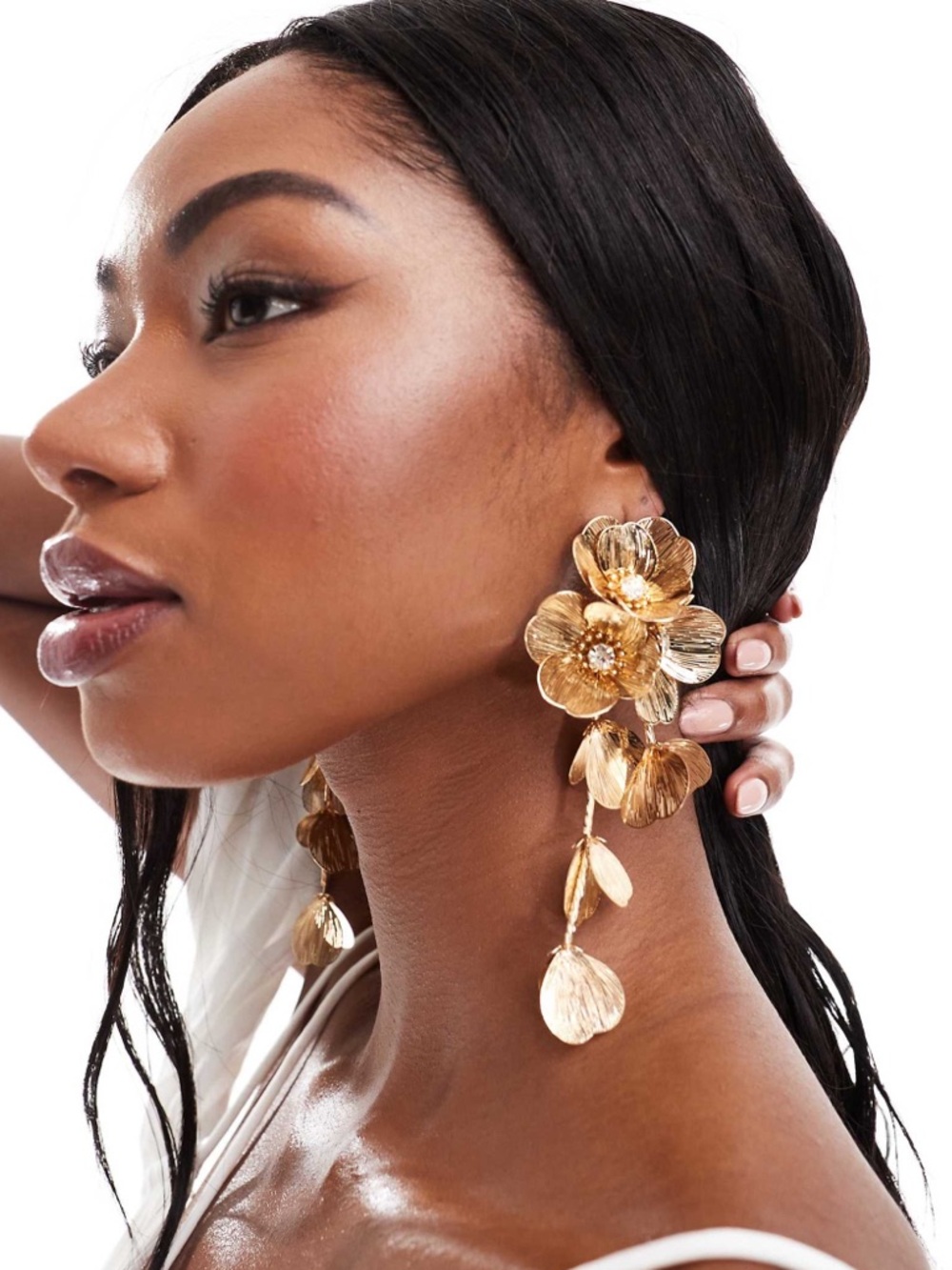 Cascading Statement Drop Earrings - Kate Middleton Earrings